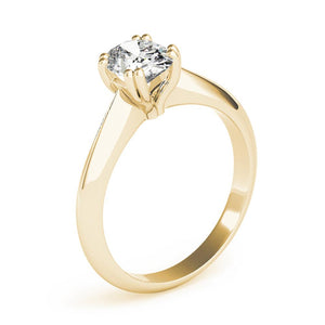 Solitaire Oval 14K Yellow Gold Engagement Ring