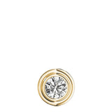 Solitaire Round 14K Yellow Gold Pendant