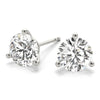 0.50 CT. TW. 14K White Gold Moissanite Martini Studs