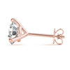 1.25 CT. TW. 14K Rose Gold Lab-Grown Martini Studs