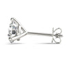 2 CT. TW. 14K White Gold Natural Three Prong Martini Studs