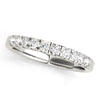 10-Stone Band Round 14K White Gold