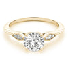 Vintage Four-Prong 14K Yellow Gold Engagement Ring