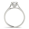 Four-Prong Solitaire Round Platinum Engagement Ring