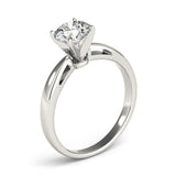 Solitaire Round Platinum Engagement Ring