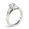 Solitaire Round 14K White Gold Engagement Ring