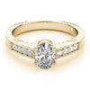 Four-Prong Vintage Oval 14K Yellow Gold Engagement Ring