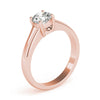 Four-Prong Solitaire Round 14K Rose Gold Engagement Ring