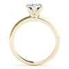 Six-Prong Solitaire Round 14K Yellow Gold Engagement Ring