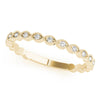 Stackable Round 14K Yellow Gold Band