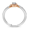 Bound Souls Diamond Promise Ring In Sterling Silver And 10K Rose Gold