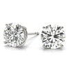 1.25 CT. TW. 14K White Gold Lab-Grown Four Prong Studs