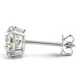 1 CT. TW. 14K White Gold Moissanite Studs