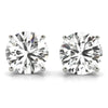 0.50 CT. TW. 14K White Gold Natural Four Prong Studs