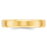 Women's 14K Yellow Gold Bevel Edge Comfort Fit (From 4mm to 6mm)