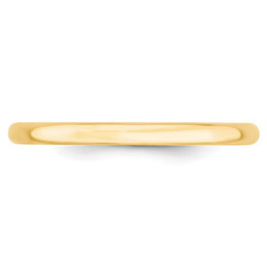 Women's 14K Yellow Gold Comfort Fit Band (From 2mm to 4mm)