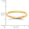 Women's 14K Yellow Gold Comfort Fit Band (From 2mm to 4mm)