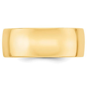 Men's 14K Yellow Gold Comfort Fit Band (From 3mm to 8mm)