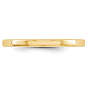 Women's 14K Yellow Gold Flat Band (From 2mm to 4mm)