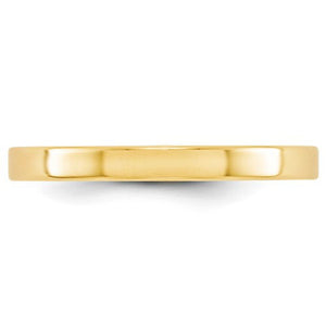 Women's 14K Yellow Gold Flat Band (From 2mm to 4mm)