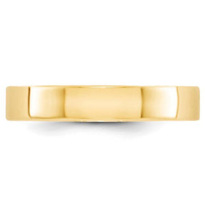 Men's 14K Yellow Gold Flat Band (From 3mm to 8mm)