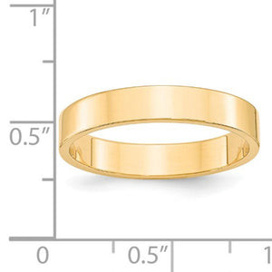Women's 14K Yellow Gold Flat Band (From 2mm to 4mm)