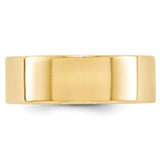 Men's 14K Yellow Gold Flat Band (From 3mm to 8mm)