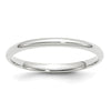 Women's 14K White Gold Comfort Fit Band (From 2mm to 4mm)