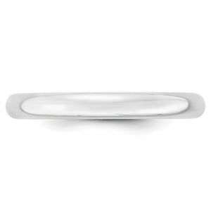 Men's 14K White Gold Comfort Fit Band (From 3mm to 8mm)