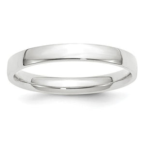 Men's 14K White Gold Comfort Fit Band (From 3mm to 8mm)