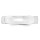 Men's 14K White Gold Comfort Fit Band (From 3mm to 8mm)