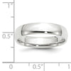 Men's 14K White Gold Comfort Fit Band (From 3mm to 8mm)