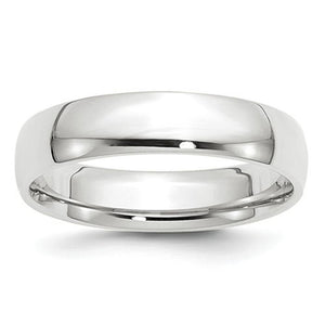 Men's 14K White Gold Comfort Fit Band (From 3mm to 8mm)