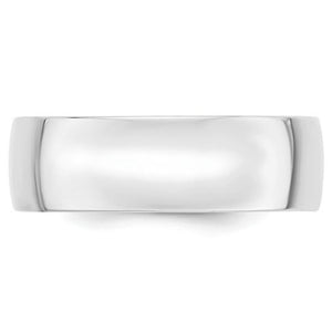 Men's 14K White Gold Comfort Fit Band (From 3mm to 8mm)