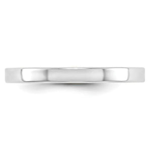 Women's 14K White Gold Flat Band (From 2mm to 4mm)